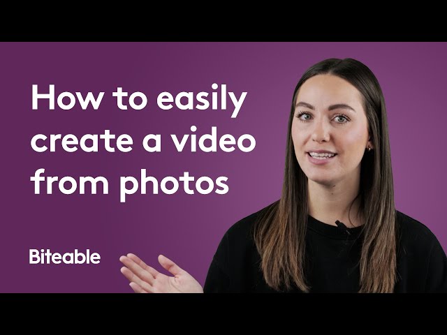 How to easily create a video from photos