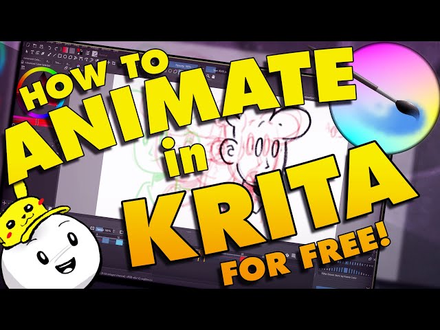 How To Animate in Krita for Beginners — UPDATED 2023!