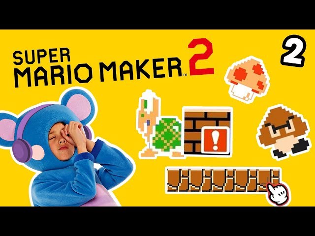 Super Mario Maker 2 EP 2 - Eep Goes Back to Basics Level Build | Mother Goose Club Let's Play