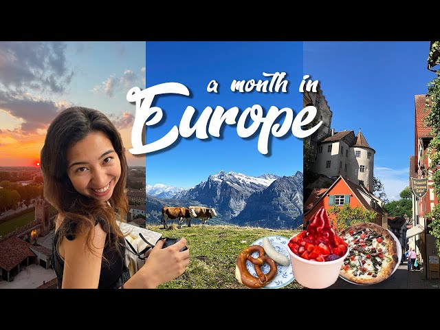 Europe Travel Vlog || Italy, Switzerland, Germany, France ✨