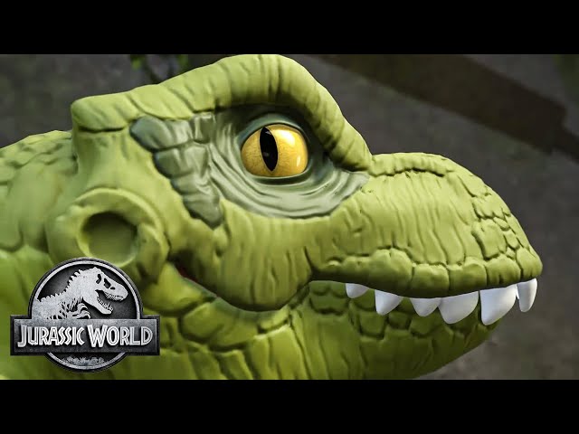 The Tyrannosaurus is Close! | Jurassic World | Kids Adventure Show | Dinosaur Cartoons