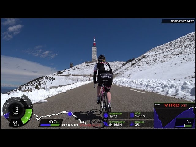120 Minute Uphill Indoor Cycling Training Mont Ventoux France Full HD