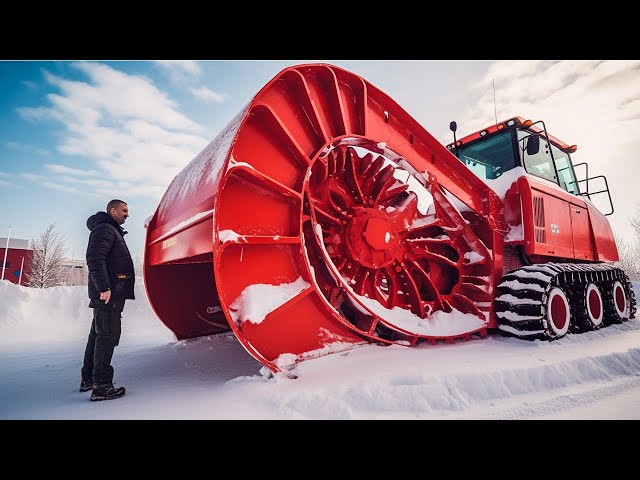 Massive and extremely powerful snow removal machines that have conquered the world.