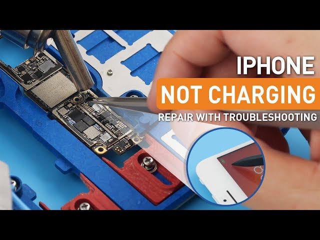 iPhone Not Charging Logic Board Repair with Troubleshooting苹果不充电维修和诊断