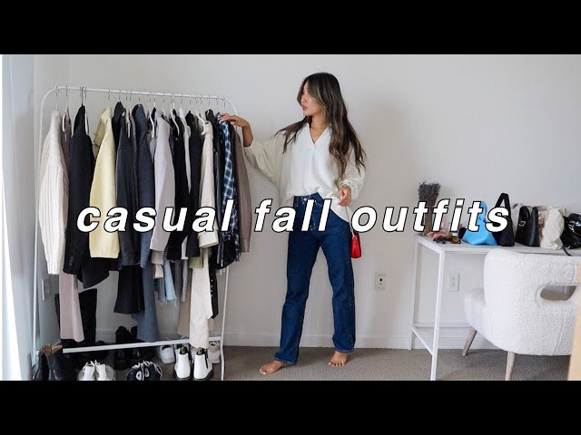 CASUAL FALL OUTFITS 🍁 | fall fashion lookbook 2021