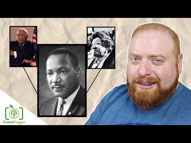 Building Martin Luther King Jr's Family Tree