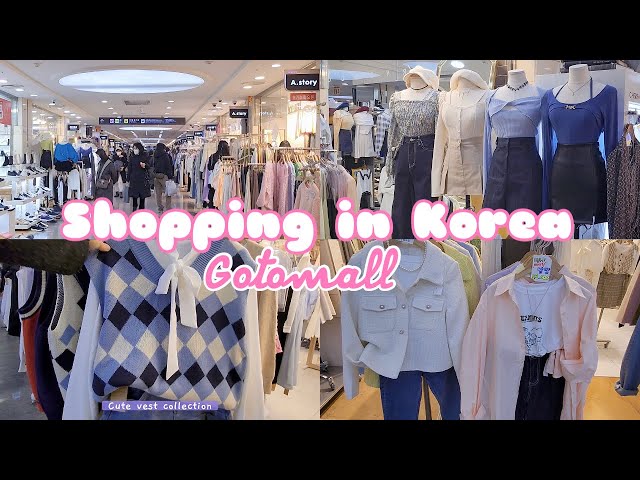 shopping in korea vlog 🇰🇷 spring fashion haul 💖 Gotomall underground shopping center