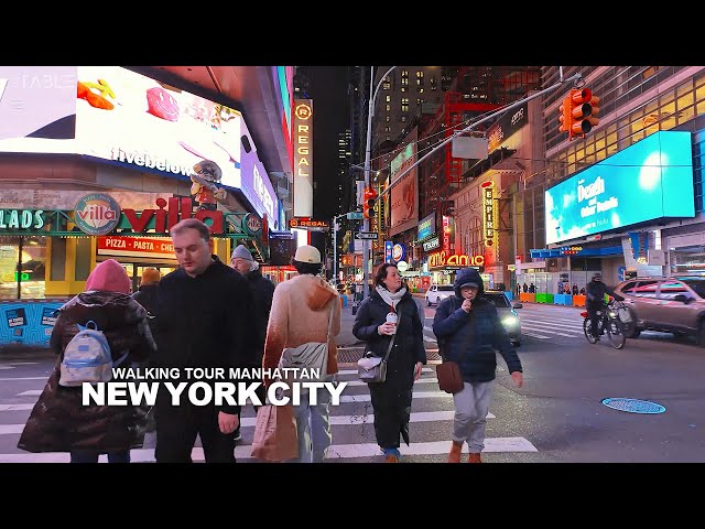 [Full Version] NEW YORK CITY - Manhattan Winter Season, 8th Ave, Broadway, 76th Street, Columbus Ave