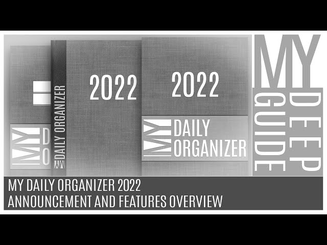 My Daily Organizer 2022: Launch Announcement And Features Overview