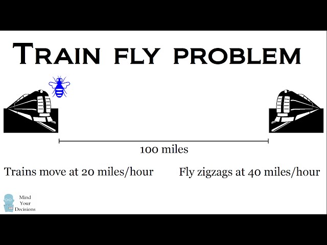 The Train Fly Problem - A Classic Math Puzzle