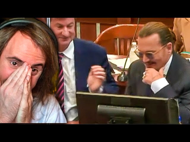Johnny Depp Lawyer Grills Amber Heard on ZERO Evidence | Asmongold Reacts to Trial