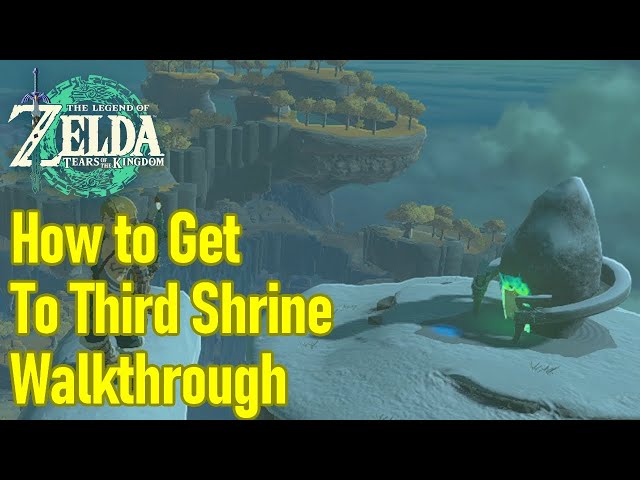 Zelda Tears of the Kingdom how to get to third shrine on Great Sky Island