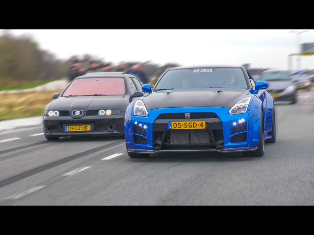 Modified cars leaving a Carshow WILD! | ShowTime 2024