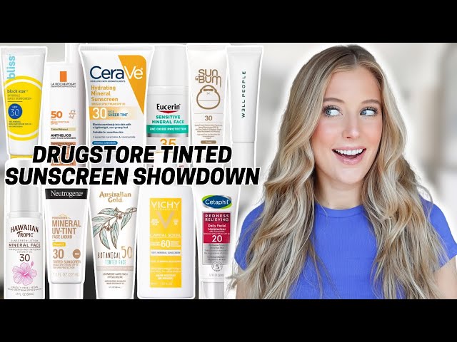 I Found the BEST Drugstore Tinted Sunscreen! Drugstore Tinted Sunscreen Showdown