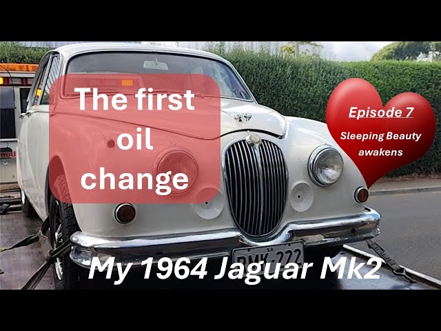 Ep7 1964 Jaguar Mk2 Sleeping Beauty - the first Oil Change