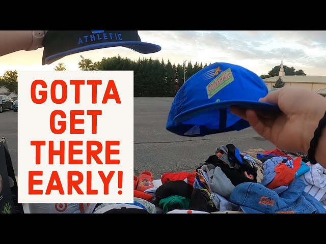 The Early Bird SCORES BIG at YARD SALES! | Garage Sale SHOP WITH ME to Sell on Ebay & Poshmark!