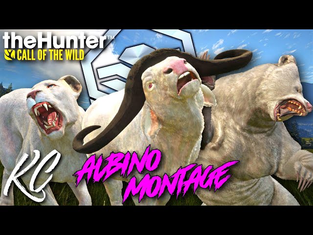 My Best Albino Trophies of All Time - 2022 Albino Montage | theHunter Call of the Wild