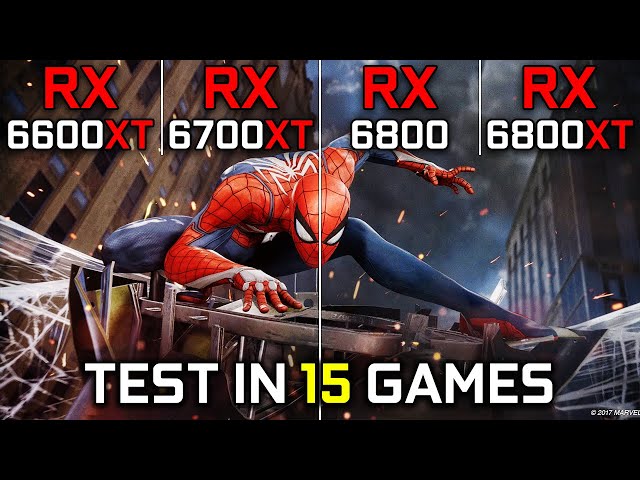 RX 6600 XT vs RX 6700 XT vs RX 6800 vs RX 6800 XT | Test in 15 Games | Performance Battle 🔥 | 2023