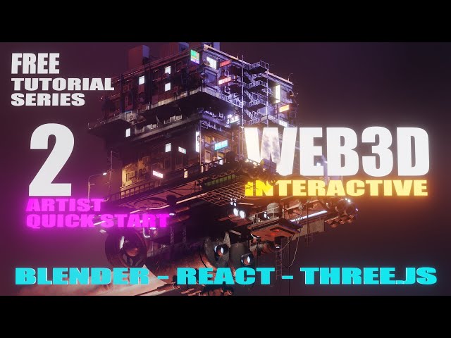 Blender to 3D website in minutes for free: Free tutorial 1, getting started