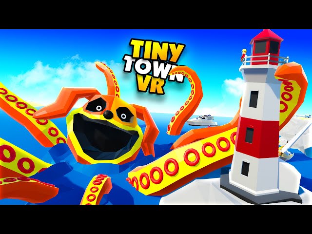 DogDay Kraken Attacks A City! Tiny Town VR
