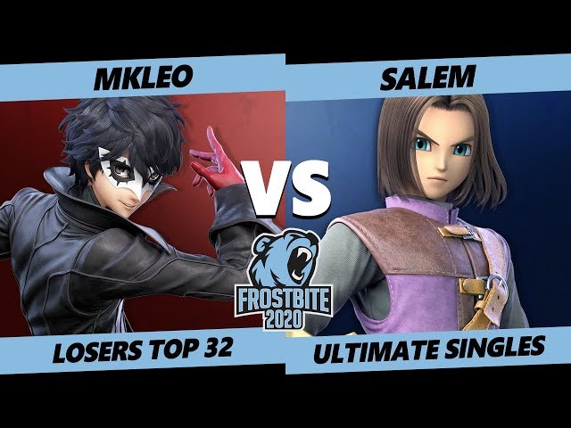 Frostbite 2020 SSBU Losers Top 32 - MkLeo (Joker) Vs MVG | Salem (Hero, Dark Samus) Ultimate Singles