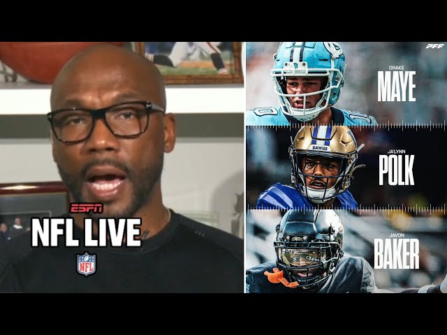 NFL LIVE | Drake Maye will lead New England Patriots to the playoffs in year 1 - Louis Riddick