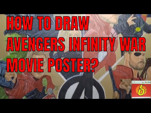 Drawing Avengers Infinity War Poster | bee2wolf
