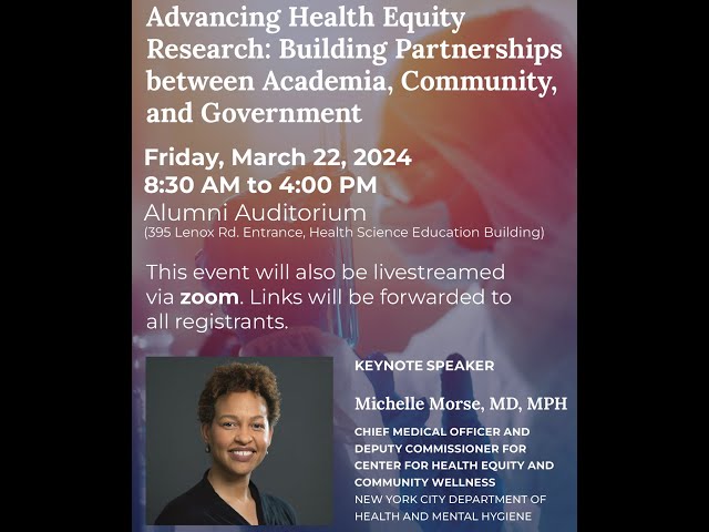SUNY Downstate Advancing Health Equity Research (3/3)