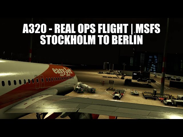 🔴 LIVE: Stockholm to Berlin - A320 Real Ops Flight | Fenix, VATSIM & MSFS 2020