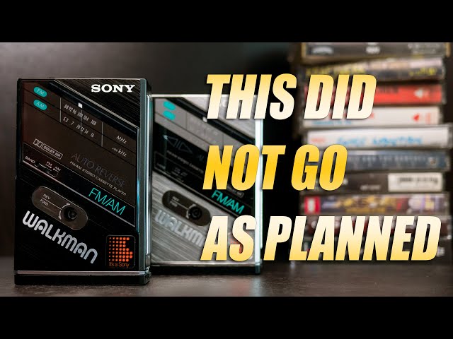 Repairing a Sony cassette Walkman (or trying to)