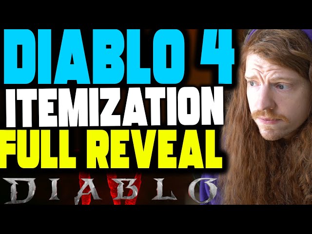 Blizzard Reveals Diablo 4 Full Item Rework