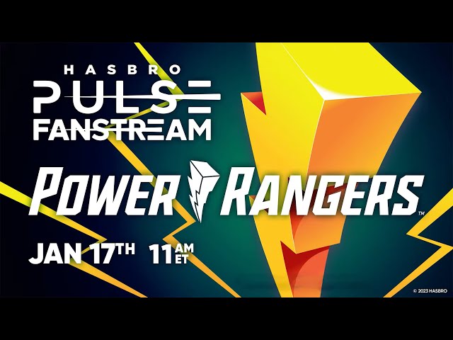 Power Rangers 30 Fanstream | Jan 7th | Hasbro Pulse