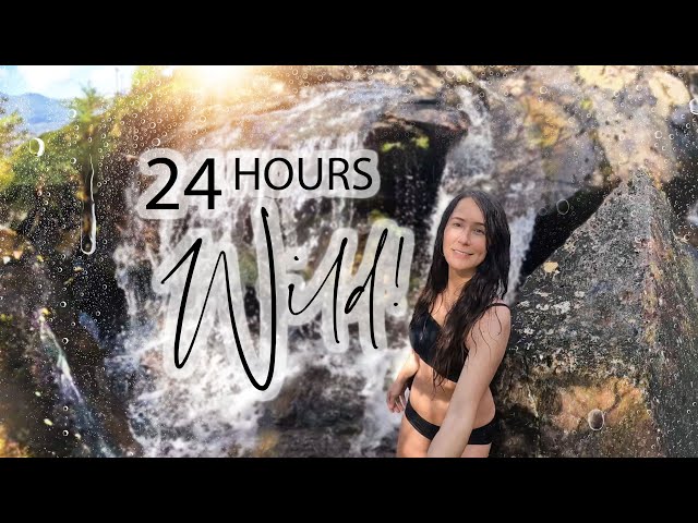 24 Hours Wild! Solo Tarp Camping & Hiking in the Mountains in Spring | A Mini Adventure