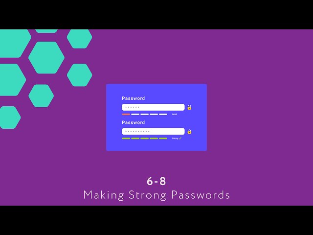 Making Strong Passwords 6-8 Cybersecurity Basics Lesson