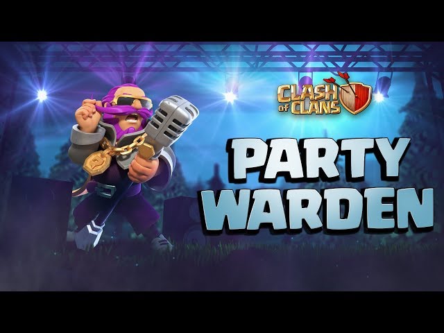 Party Warden Gets The Party Started! (Clash of Clans August Season Challenges)