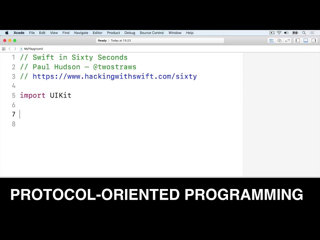 Protocol-oriented programming – Swift in Sixty Seconds