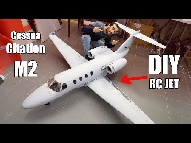 DIY RC Airplane Citation M2 is Ready to FLY!