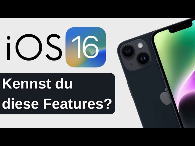 iOS 16 Was ist neu 2022