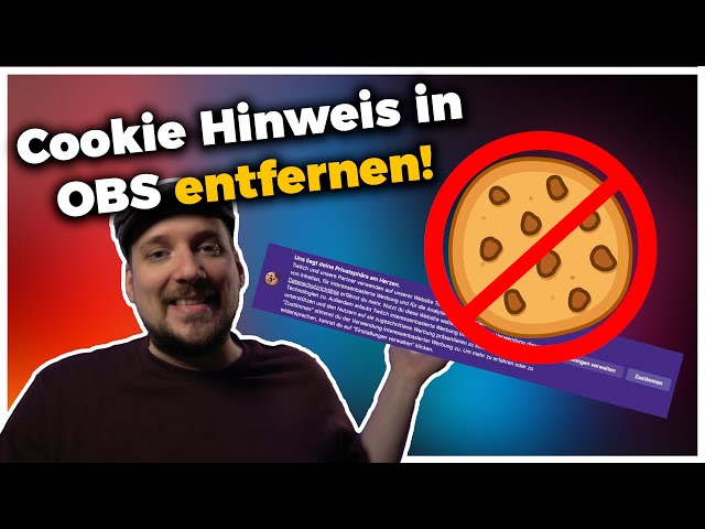 Cookie Hinweis in OBS ENTFERNEN! Twitch Poll BUG in OBS beheben!!!
