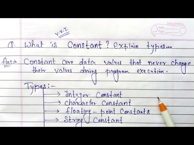 Constant in c programming in hindi | Explain types of constants in C programming | #constants