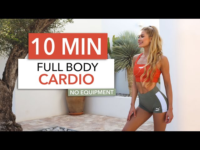 10 MIN CARDIO - Full Body Workout, Sweaty Edition / special exercises, not boring I Pamela Reif