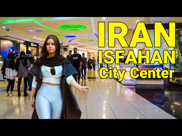 IRAN - Night walk in LUXURY Shopping Center Of Isfahan 2022 ایران