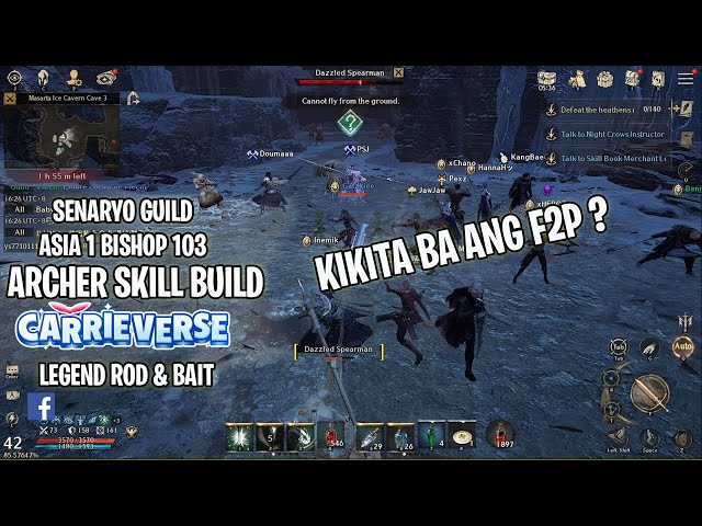 NIGHT CROWS ARCHER SKILL BUILD | CARRIEVERSE DAILY | GCASH GIVE AWAY | MAY KITA BA F2P ?
