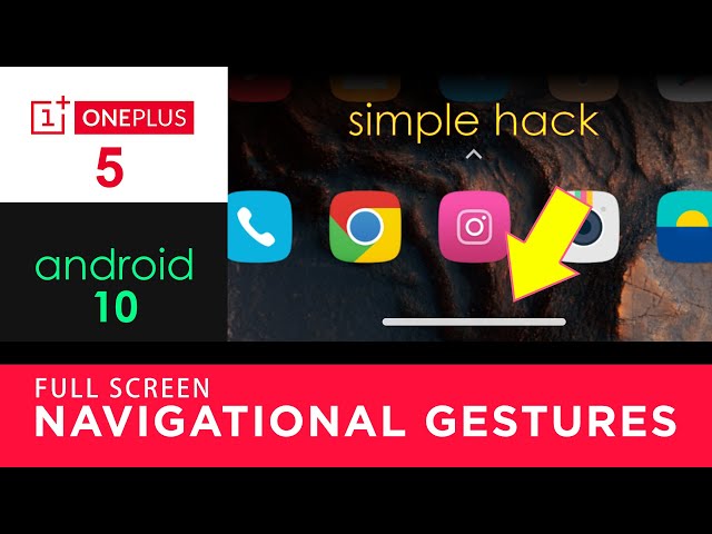 Enable Full Screen Navigation Bar in OnePlus 5 | Simple trick | No Root | No App Install