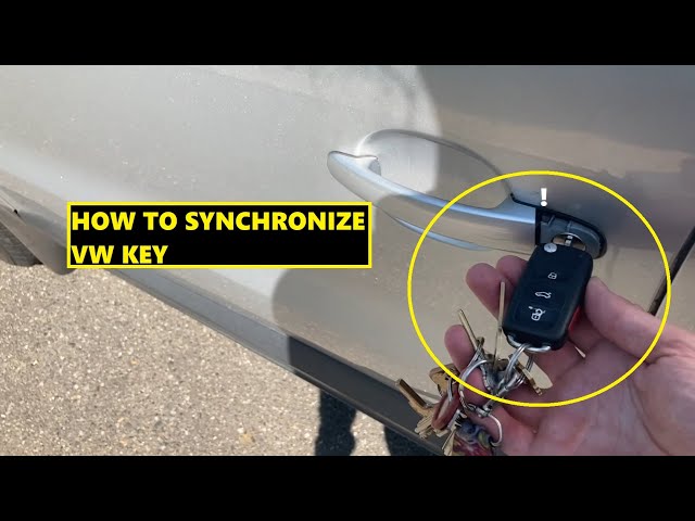 Program VW Key After Battery Change - Synchronizing VW Key FOB