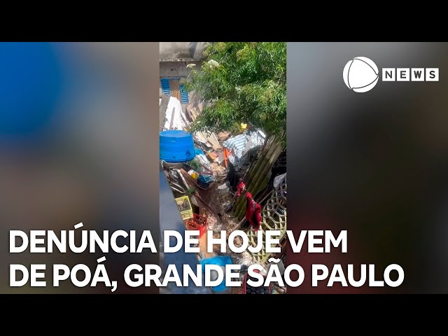 Record News contra a dengue: denúncia de hoje vem de Poá, município da Grande São Paulo