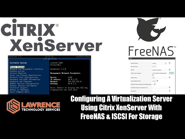 Virtualization Tutorial: Configuring Citrix XenServer With FreeNAS & ISCSI For Storage