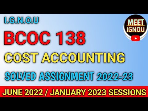 Bcom assignment 2022-23