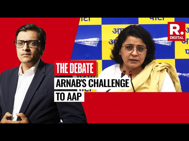 AAP Leader Questions Republic's Research, Arnab Challenges Party To Prove Him Wrong | The Debate