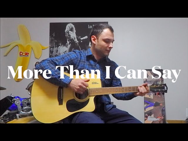 More Than I Can Say (Leo Sayer cover)